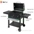 Outdoor BBQ Grill with Side Tables